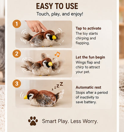 Petlytics™ FeatherPlay Interactive Bird Toy