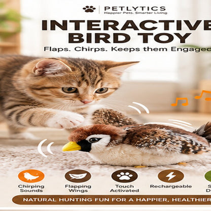 Petlytics™ FeatherPlay Interactive Bird Toy