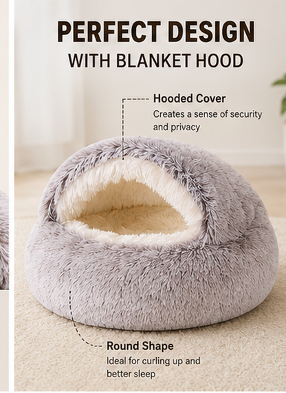 Petlytics™ CozyCocoon 2-in-1 Bed