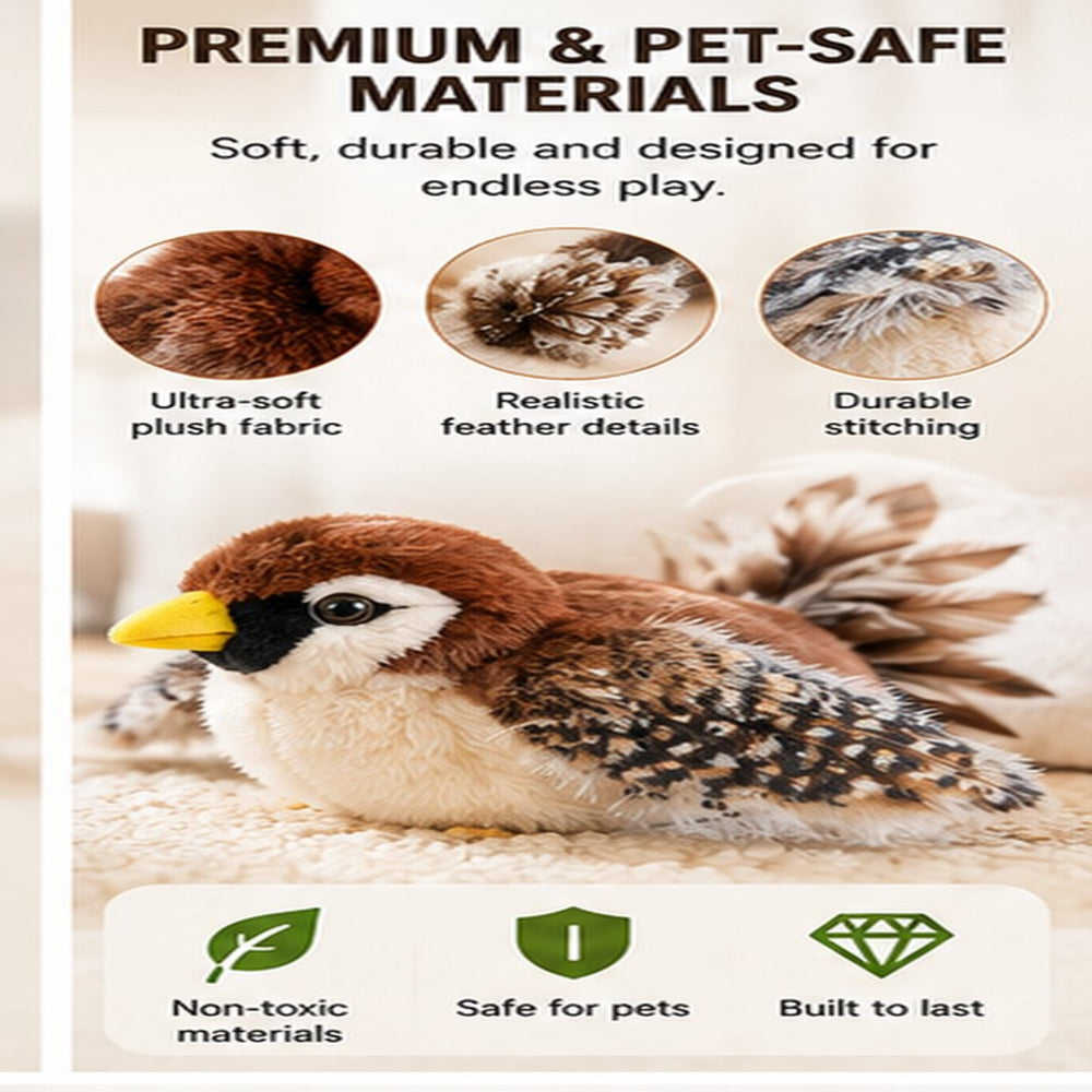 Petlytics™ FeatherPlay Interactive Bird Toy