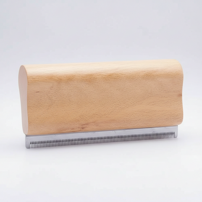 Wood Shedding Hair Brush