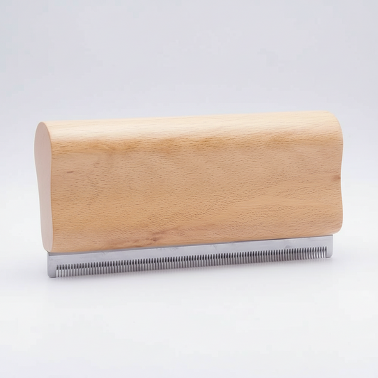 Wood Shedding Hair Brush