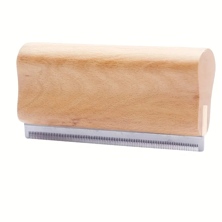 Wood Shedding Hair Brush
