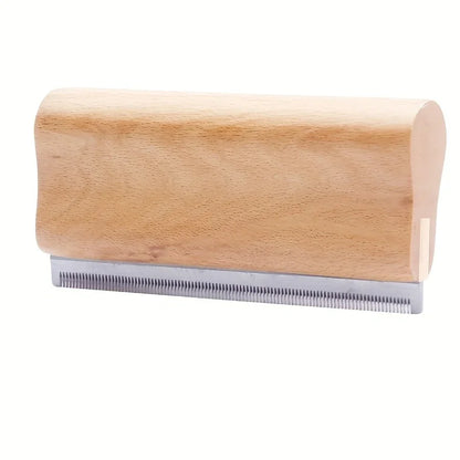 Wood Shedding Hair Brush