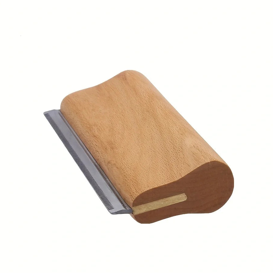 Wood Shedding Hair Brush