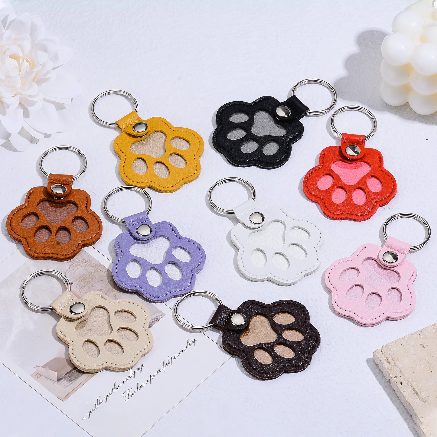 Pet Hair Keychain