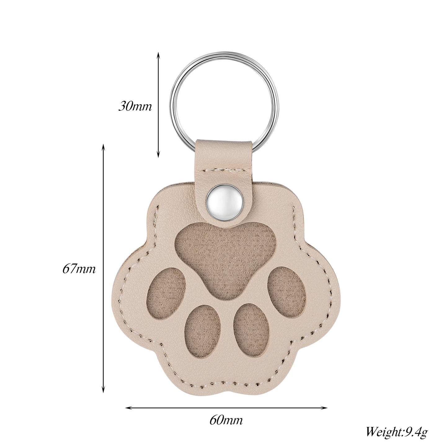 Pet Hair Keychain