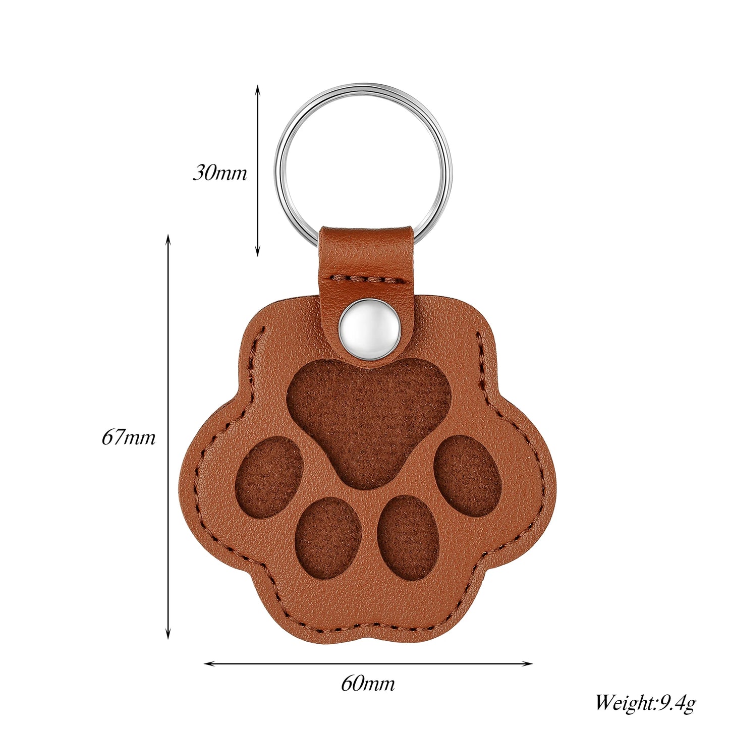 Pet Hair Keychain