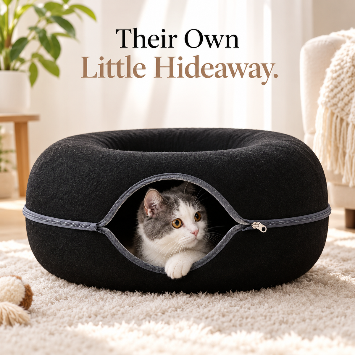 Petlytics™ Peekaboo Cat Cave