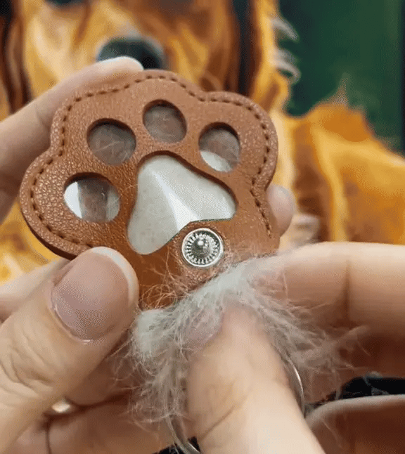 Pet Hair Keychain