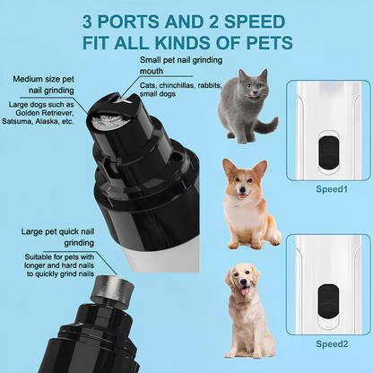 Petlytics™ PawTrim Pet Nail Grinder